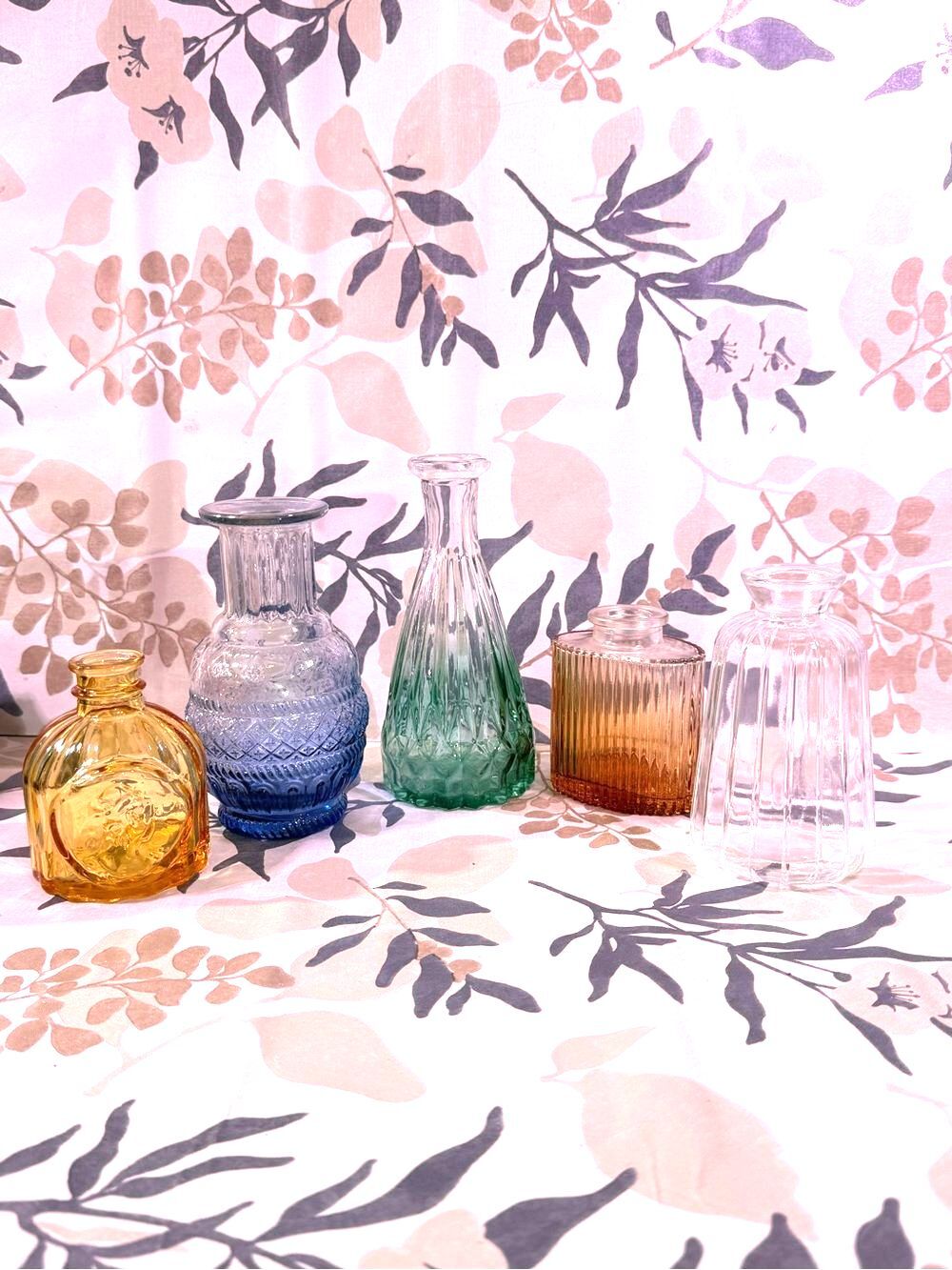 Mini vases 5 piece set-NWOT